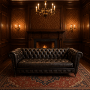 Royal Chesterfield Sofa – Special Edition | Antique Silver